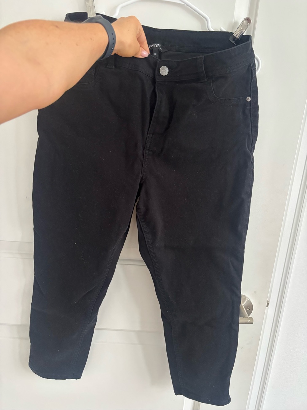George Black Ankle Crop Jeans